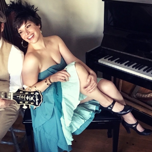 Girls from Savoy French Blue Cotton Dress with range! - Picture 6 of 6